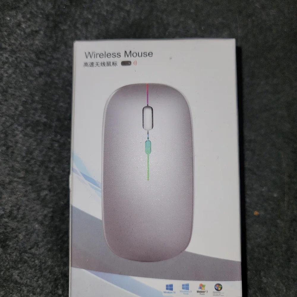 iPad/Windows 2.4GHz Wireless Ergonomic Mouse USB 1600 DPI Cordless For Laptop PC